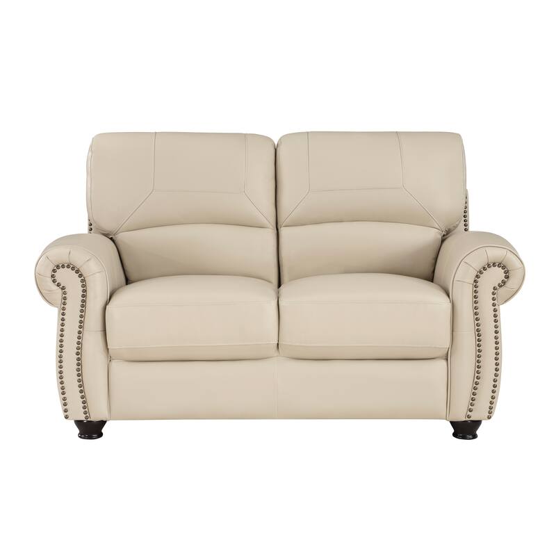 Ionia 3-Piece Leather Match Living Room Sofa Set
