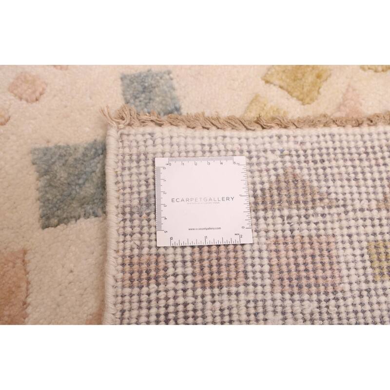 ECARPETGALLERY Hand-knotted Tangier Ivory Wool Rug - 7'10 x 9'8