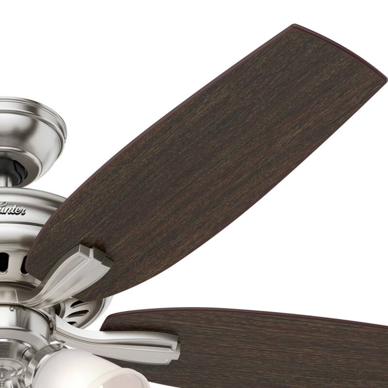 Hunter 52" Newsome Ceiling Fan with 3-Light LED Light Kit and Pull Chain - Traditional