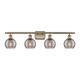 Option Antique Brass / Light Smoke Deco Swirl