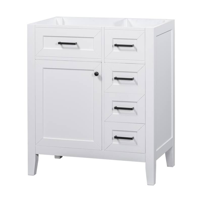 30" Bathroom Vanity with Solid Frame and MDF Board