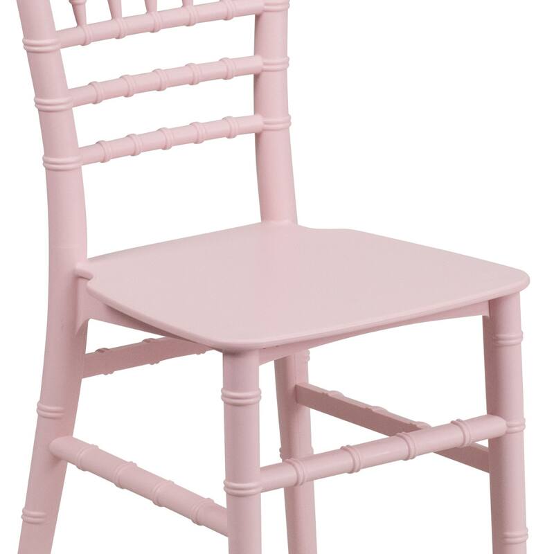 Child's Classic Resin Chiavari Chair for All Occasions - 12"D x 12"W x 24.75"H