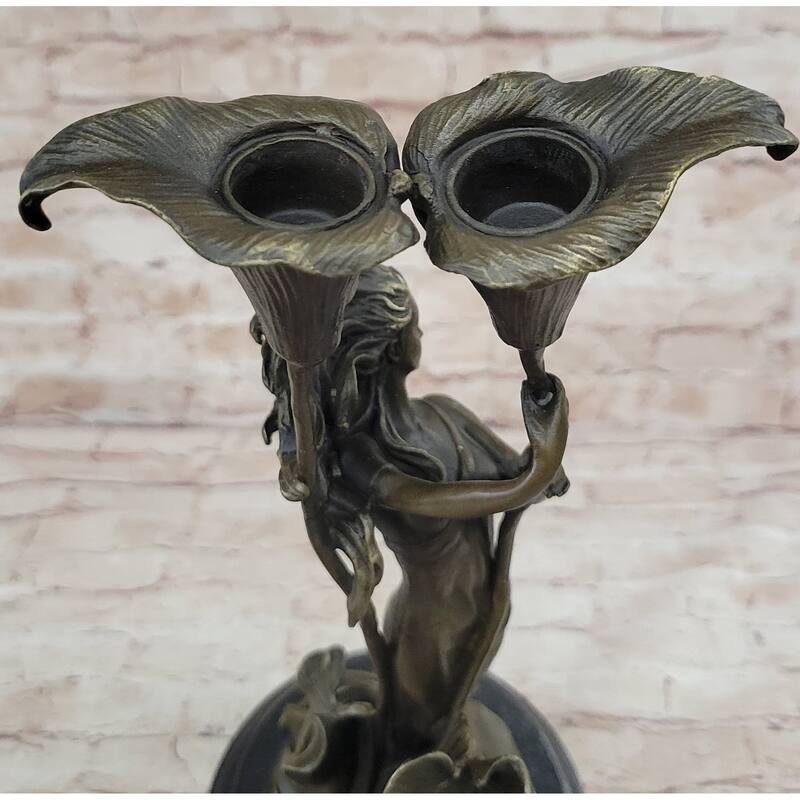 Art Deco Sculpture Goddess Of Beauty Woman Bronze Statue Figurine Hot Cast Sale