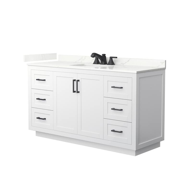 Wyndham Collection WCF292960S-QTZ-US3MXX Miranda 60" Free Standing