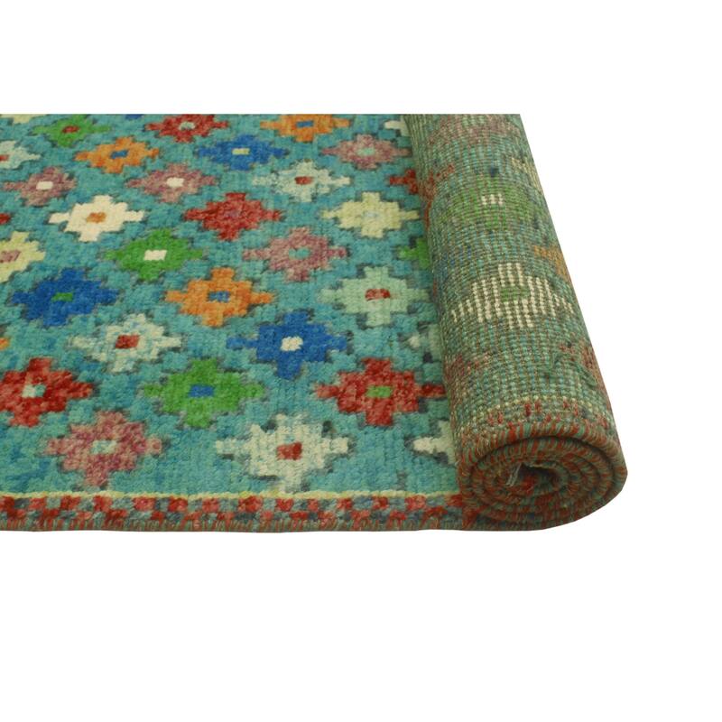 Balochi Adeben Lt. Green/Ivory Rug - 4'10" x 7'11"