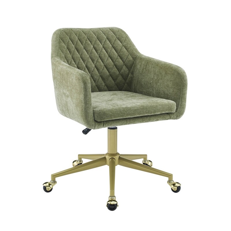 Edith velvet desk chair deals