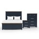 preview thumbnail 20 of 39, Furniture of America Althea Modern Farmhouse 3-Piece Wood Kids Panel Bedroom Set