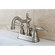 preview thumbnail 14 of 15, Heritage 4 in. Centerset Bathroom Faucet Brushed Nickel