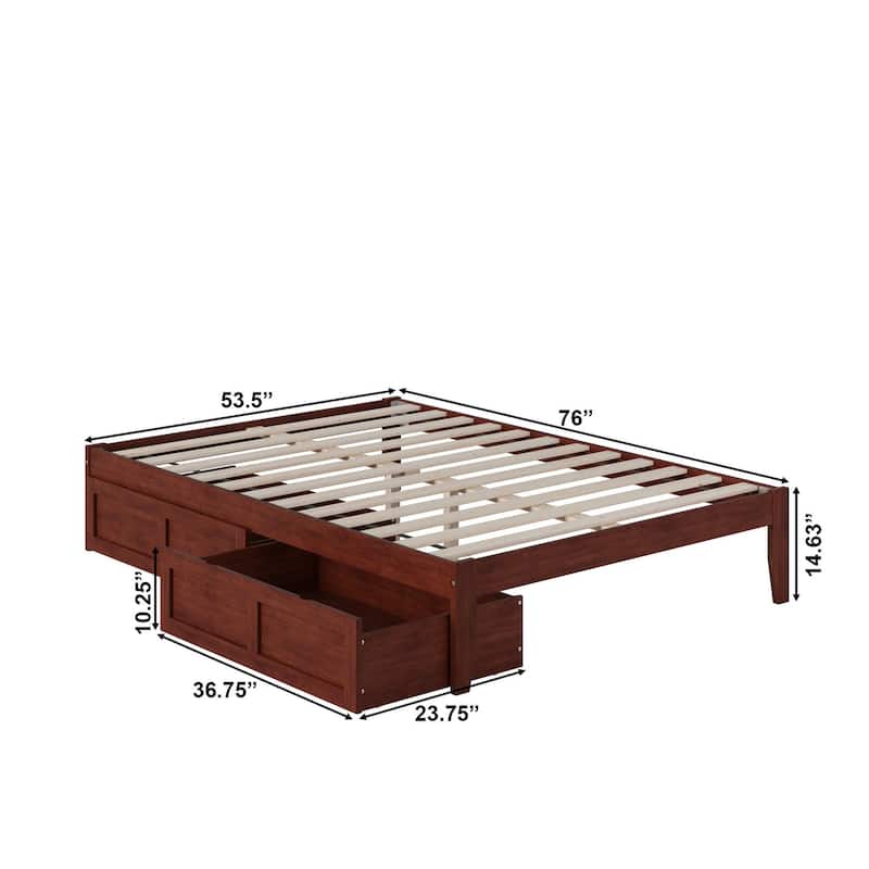 Colorado Bed with USB Turbo Charger and 2 Drawers