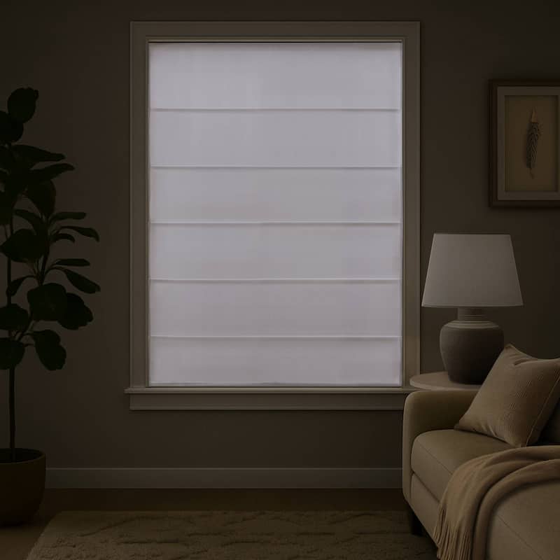Madison Park Galen Matte Cordless Roman Blind Galen Matte fabric