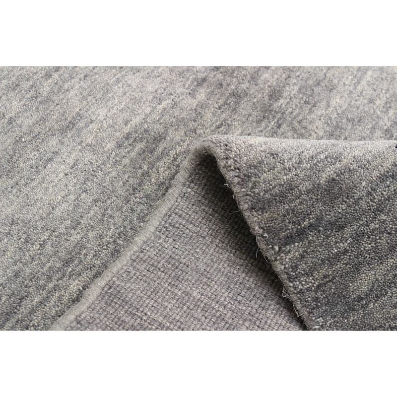 ECARPETGALLERY Hand Loomed Kashkuli Gabbeh Grey Wool Rug - 3'10 x 5'8