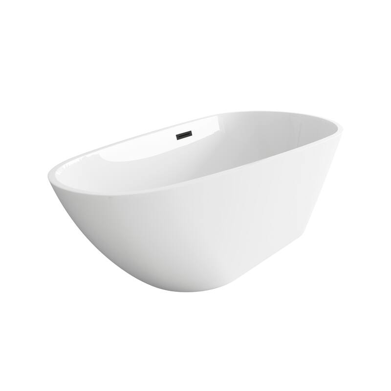 Hillary Bathtub in Glossy White