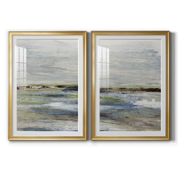 slide 2 of 51, Wetlands I Premium Framed Print - Ready to Hang 18.5X24.5 - Gold