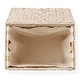 preview thumbnail 24 of 22, Large Laundry Hamper Basket w Lid and Liner Water Hyacinth
