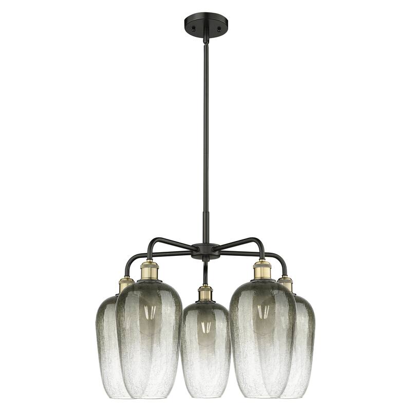 Innovations Lighting Endless Possibilities Ballston - Brookhaven Flute - 5 Light 26" Stem Hung Chandelier