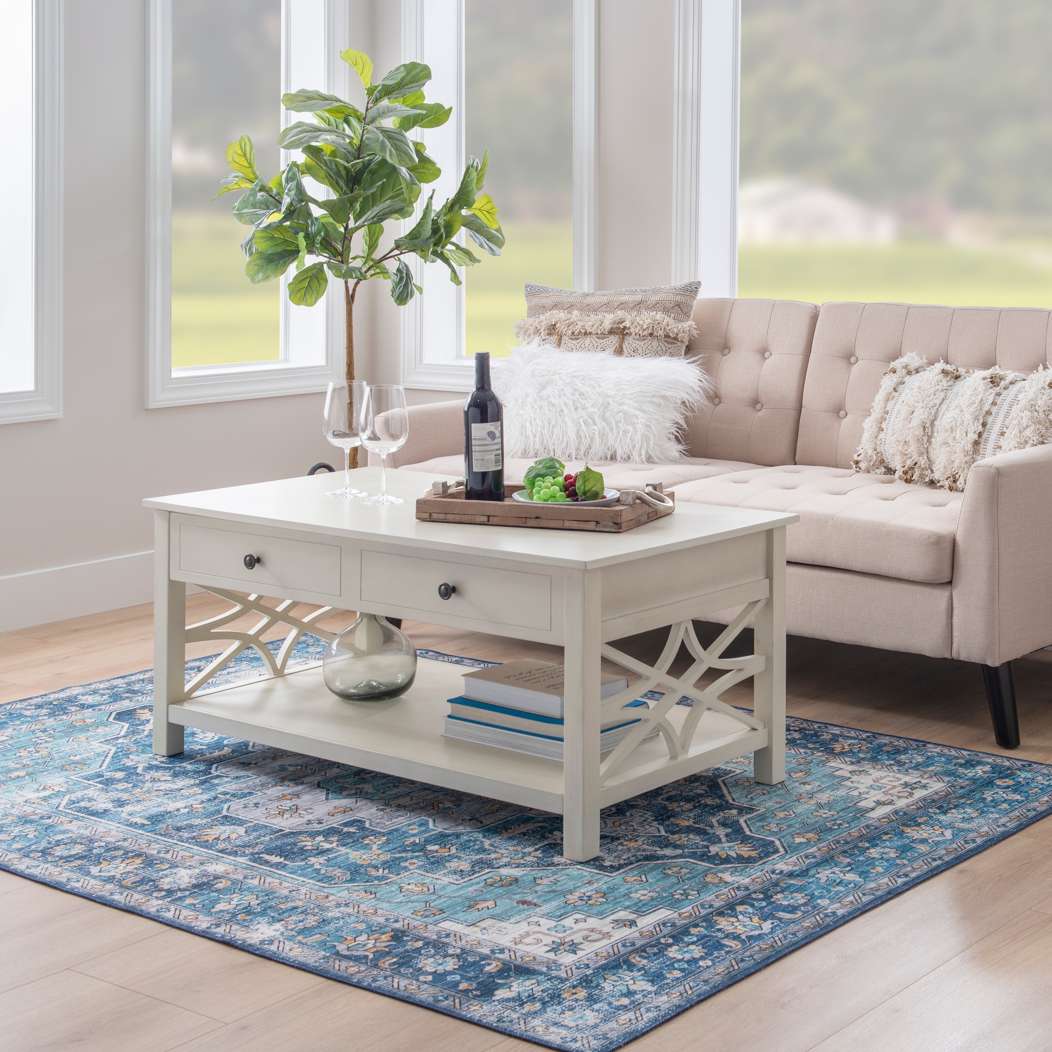Willow Antique White Lift Top Coffee Table On Sale Bed Bath
