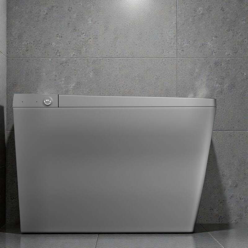 Square Smart Toilet with Built In Tank. Foot Sensor Lid. Auto Flush. Heated Bidet Seat. LED Display. Remote