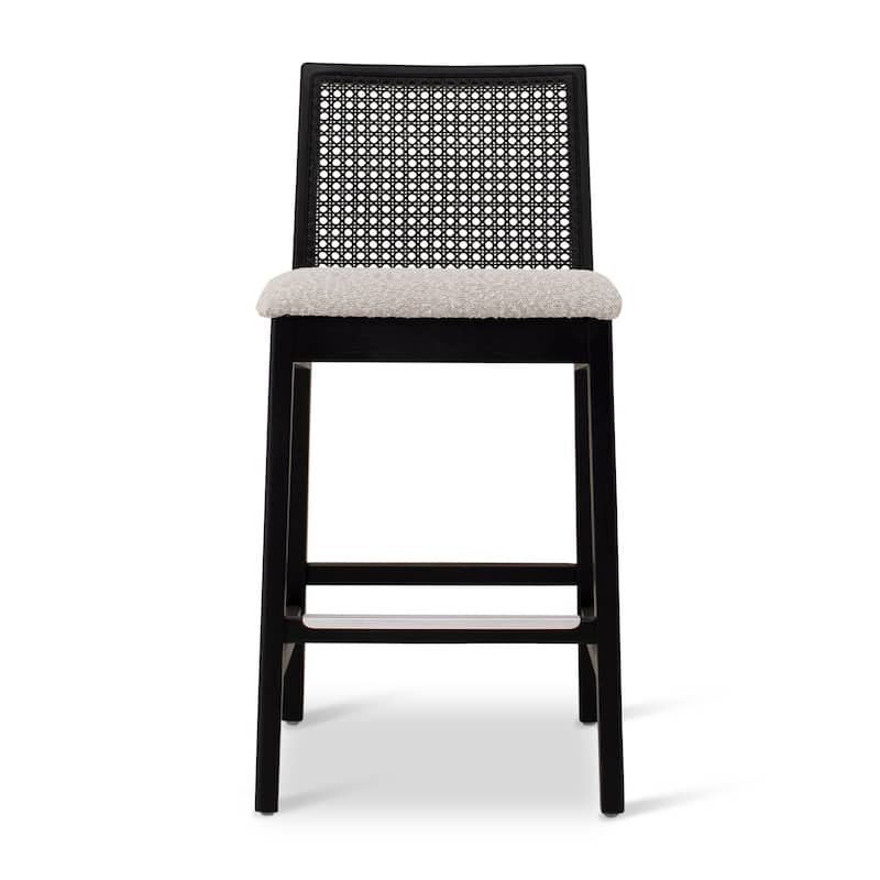Urbia Nardia Cane Counter and Bar Stool - Crafted Glaze, Ebano