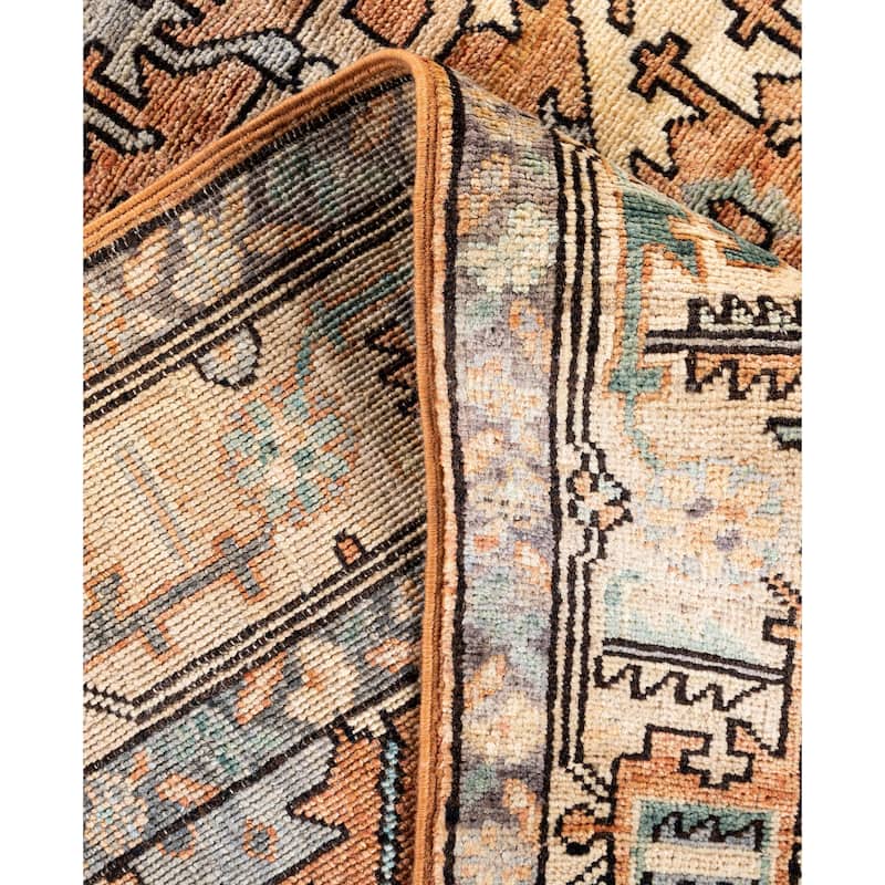 Serapi One-of-a-Kind Hand-Knotted Area Rug - Orange - 4' 2" x 5' 10"