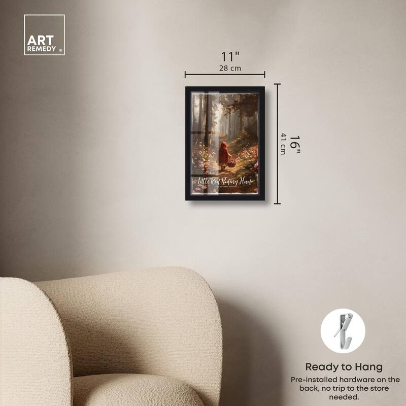 Classic Red Riding Hood Shadowbox by Art Remedy