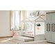preview thumbnail 10 of 11, Wooden Twin Size House Bed with Trundle, Pull-Out Trundle