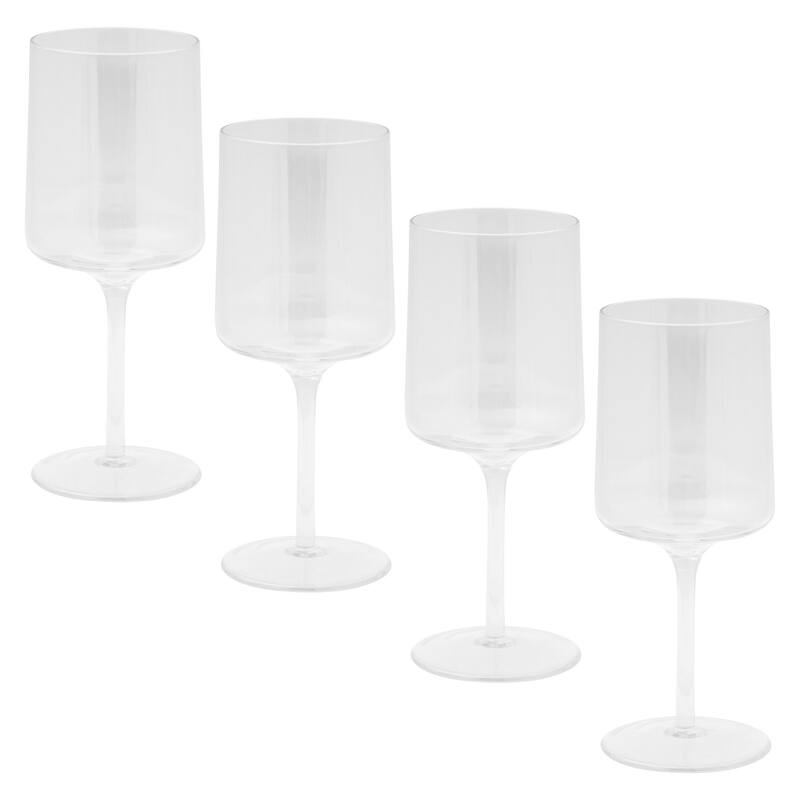 Karma Mid Century Wine Glass Set - Clear - Set of 4