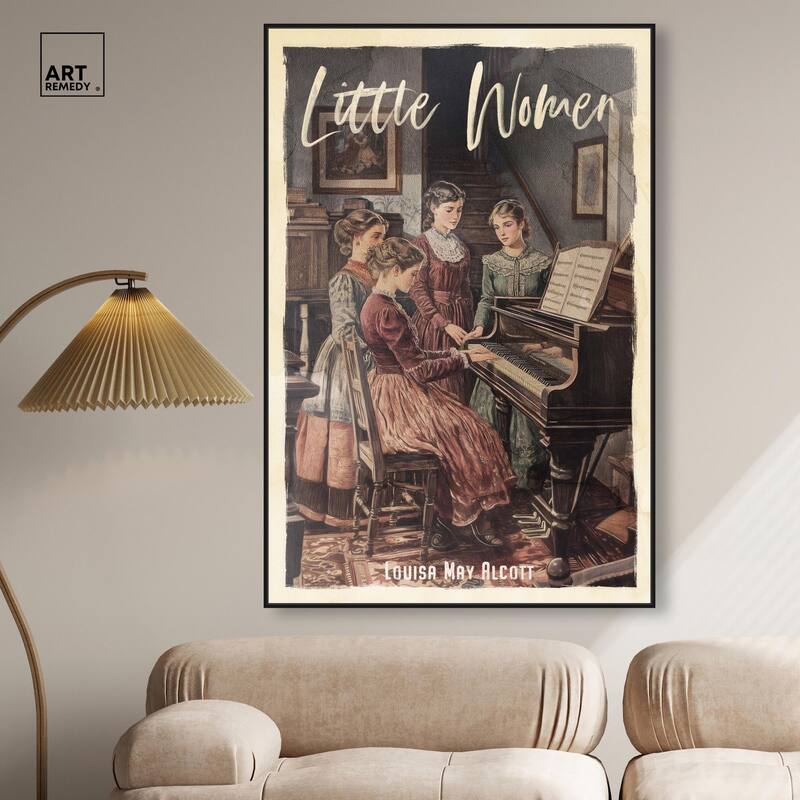 Little Women Canvas by Art Remedy