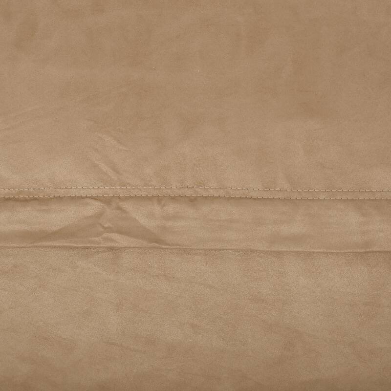 Asher Traditional 6.5-foot Suede Bean Bag Chair by Christopher Knight Home