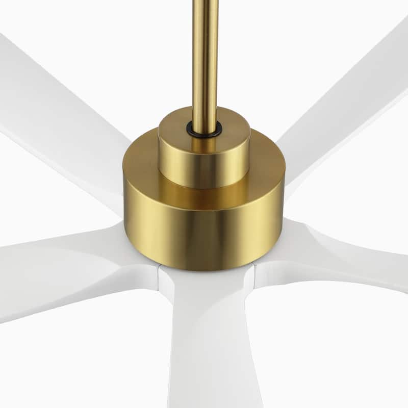 WINGBO 60" Solid Wood DC Motor Indoor Ceiling Fan with Remote·