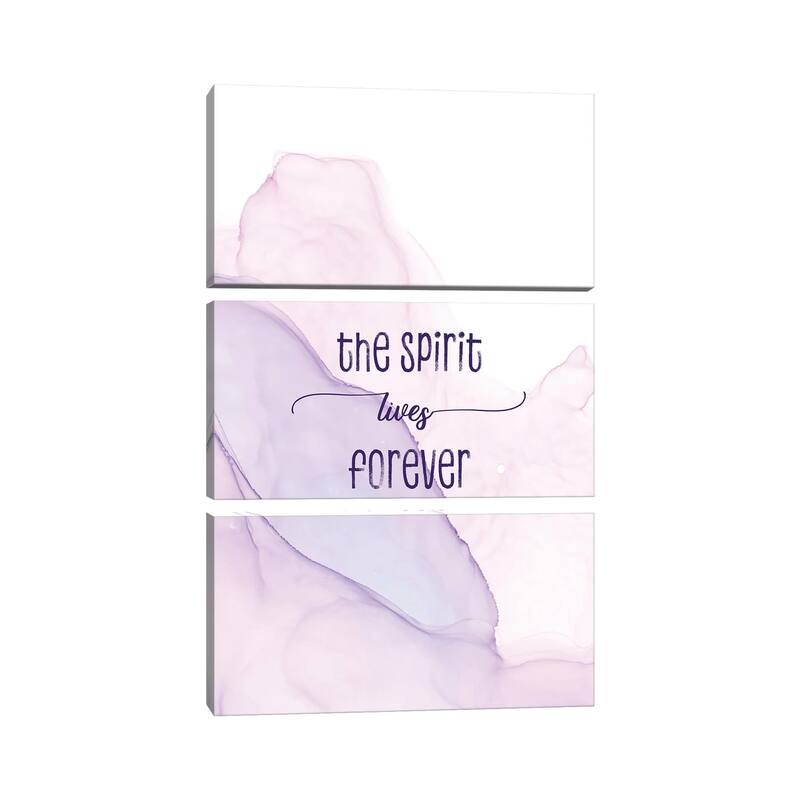 iCanvas "The Spirit Lives Forever - Floating Colors" by Melanie Viola 3-Piece Canvas Wall Art Set