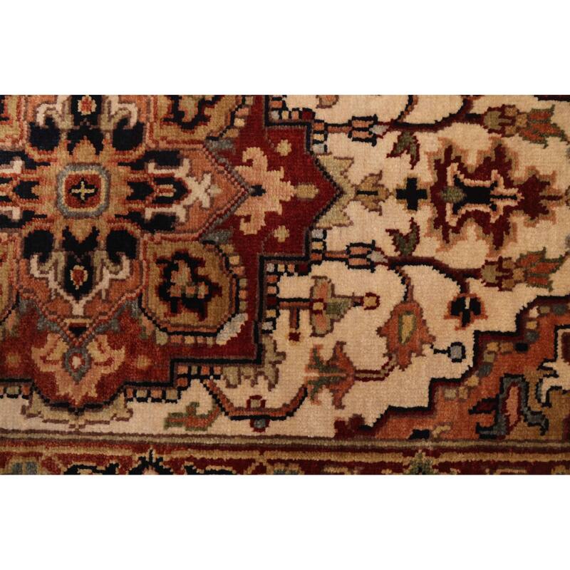 ECARPETGALLERY Hand-knotted Jules Sultane Cream Wool Rug - 2'6 x 7'11