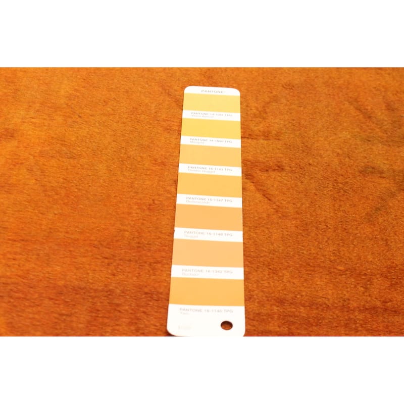 ECARPETGALLERY Hand-knotted Color Transition Burnt Orange Wool Rug - 2'7 x 9'5