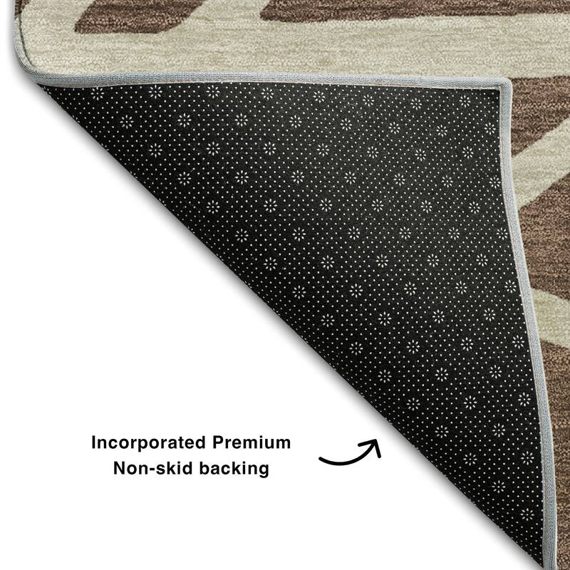 Premium Washable Super Soft Contemporary Harvey Mayfield Rug