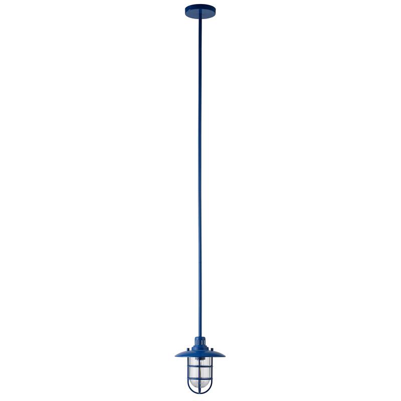 Bay 8.25" Wide Lantern Pendant with Glass/Metal Shade