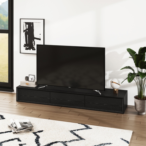 Moasis 94 inch TV Stand Media console with 4 Drawers On Sale Bed Bath Beyond 37257797