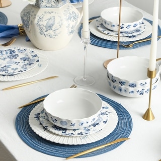 Stone Lain Fiore New Bone China Dinnerware Set