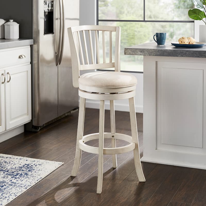 Menas Slat Black Swivel Chair by iNSPIRE Q Classic