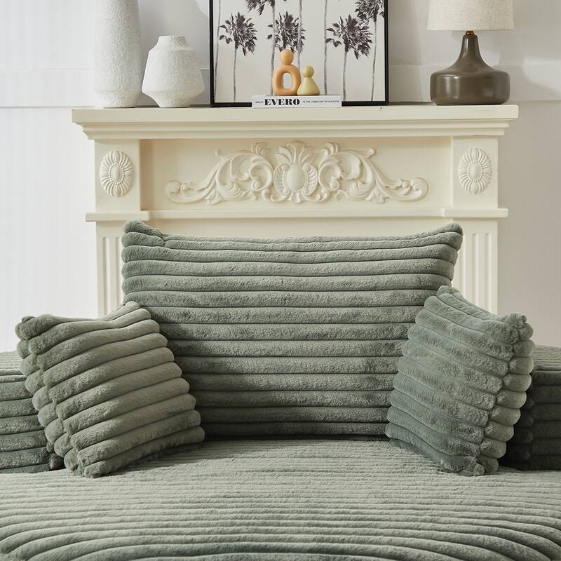 Corduroy Sponge single sofa,No Assembly Required