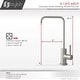 preview thumbnail 4 of 32, STYLISH Kitchen Sink Drinking Water Tap Faucet in Stainless Steel - Faucet Height: 10 1/2" | Spout Height: 9"