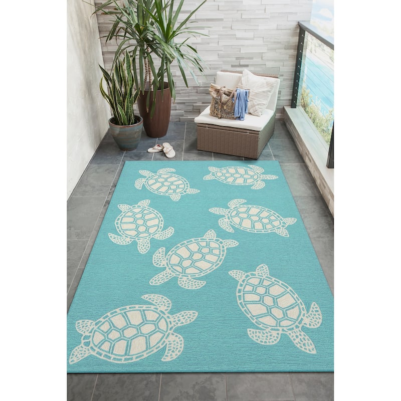 Liora Manne Capri Turtle Indoor/Outdoor Rug