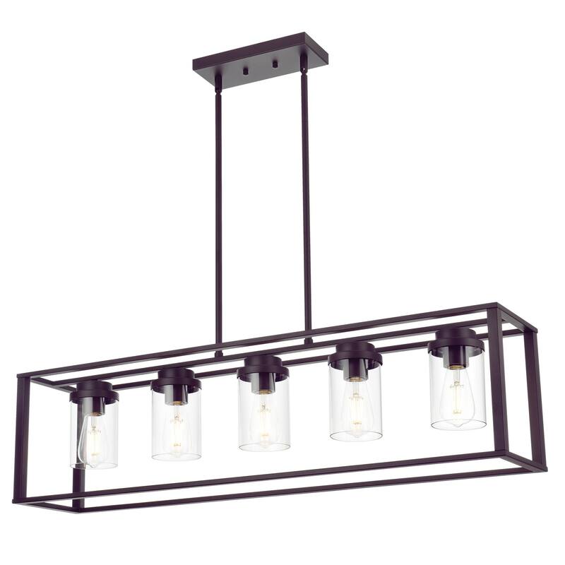 5-Light Kitchen Island Pendant - Oil Rubbed Bronze