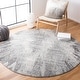 preview thumbnail 6 of 9, SAFAVIEH Tulum Avdotja Modern Abstract Burst Rug - Ivory/Grey - 8' x 10'