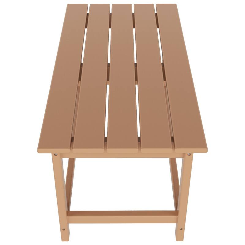 POLYTRENDS Laguna 36-inch Poly Eco-Friendly All Weather Coffee Table