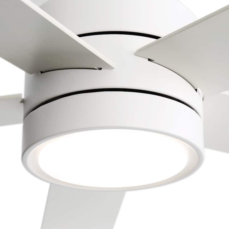 52-IN LED Ceiling Fan with Light Kit and Remote- 5 Blades