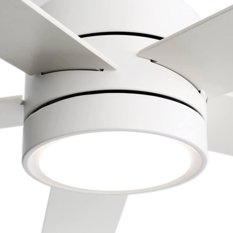 52 in. Integrated LED Indoor Ceiling Fans with Light and Remote Control Included