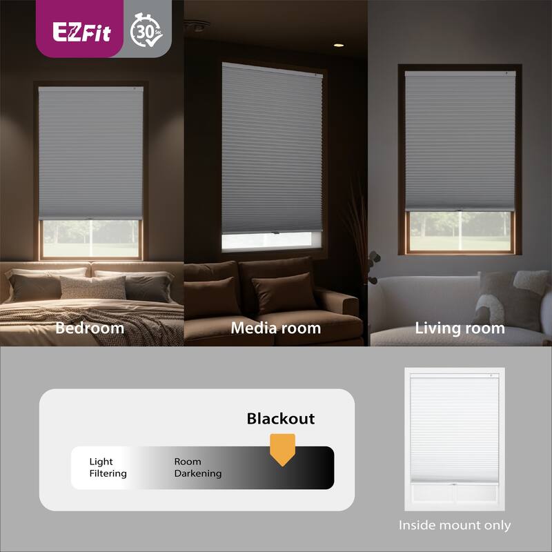 EZ Fit No Tool 1.5" BO Cellular Shade