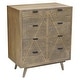 preview thumbnail 4 of 11, Bidi Mid-Century Modern 4-Drawer Mini Chest by Furniture of America