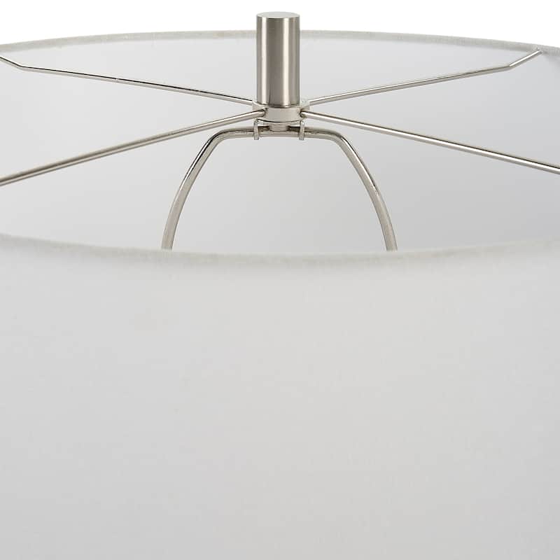 Uttermost Jubilee Sky Blue Table Lamp - 27"H,   Shade 10"H x 18"Dia.