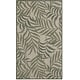 preview thumbnail 25 of 72, Nourison Garden Oasis Indoor/Outdoor Nature Area Rug 2'x4' - Ivory