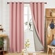 preview thumbnail 43 of 69, Deconovo Faux Linen Total Blackout Grommet Curtain (2 Panels)